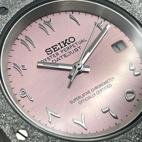 SeikOak Arabic Dial Brillante y Rosa