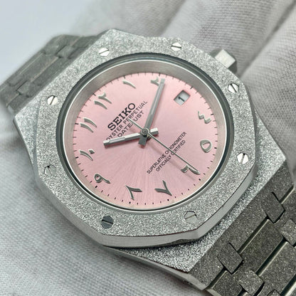 SeikOak Arabic Dial Brillante y Rosa