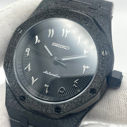 SeikOak Arabic Dial Brillante y Negro