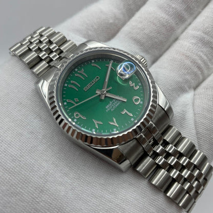 SeikJust Arabic Dial Verde