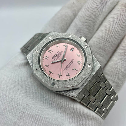 SeikOak Arabic Dial Brillante y Rosa