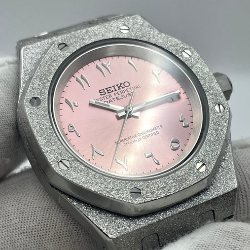 SeikOak Arabic Dial Brillante y Rosa