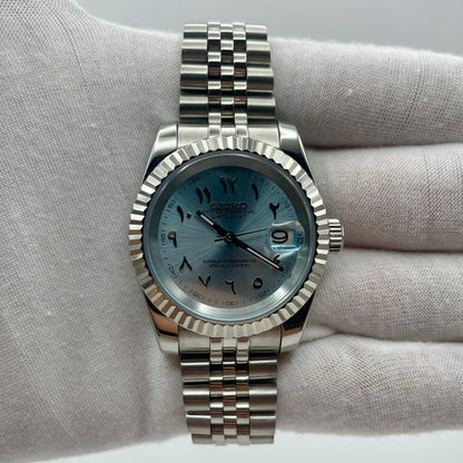 SeikJust Arabic Dial Azul Claro