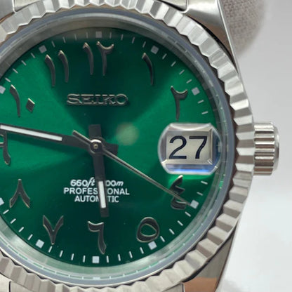 SeikJust Arabic Dial Verde