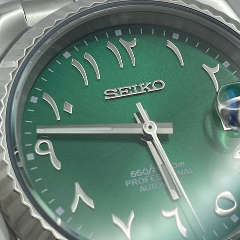 SeikJust Arabic Dial Verde